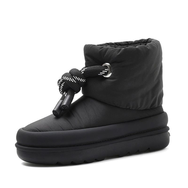 Women's Fur Winter Thick Bottom Elevator Wild Snow Boots