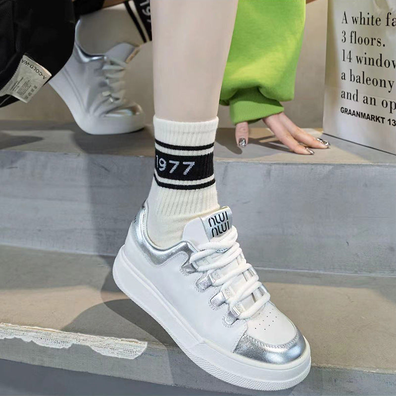 White Female Spring Basic Flat Soft Casual Shoes