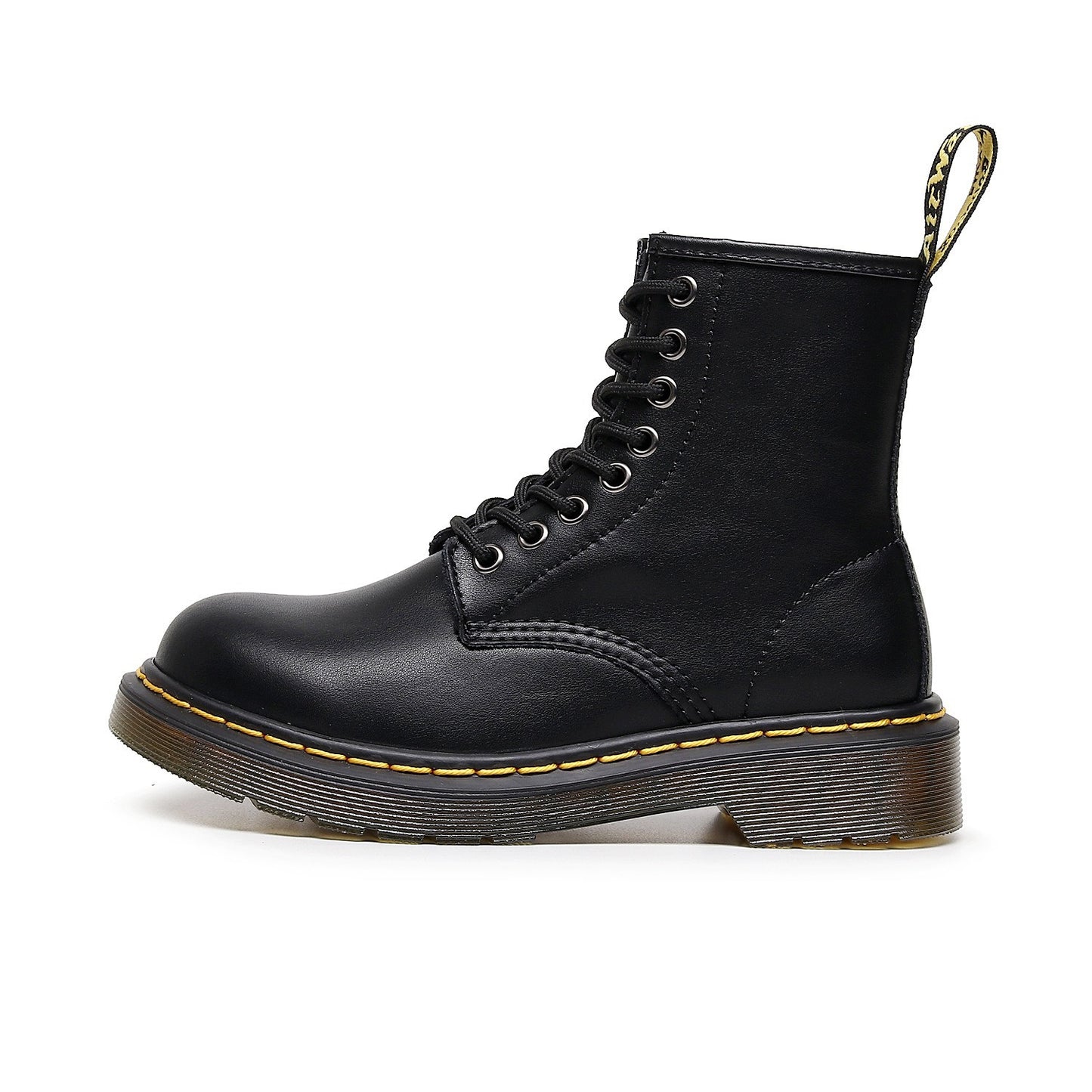 Women's & Men's Martin British Retro Style Cowhide Round Boots