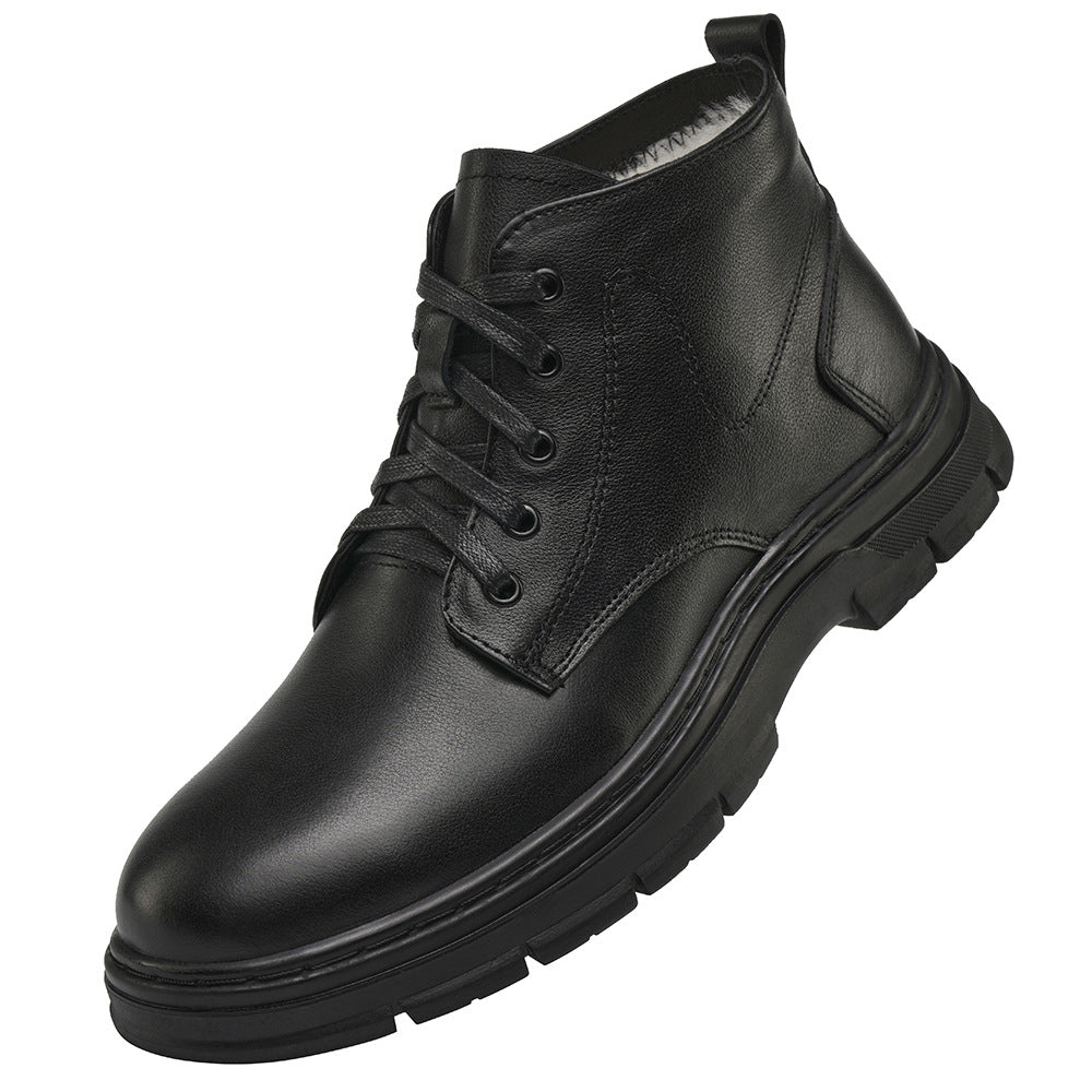 Men's Genuine Winter Warm Fur Integrated Thickened Boots