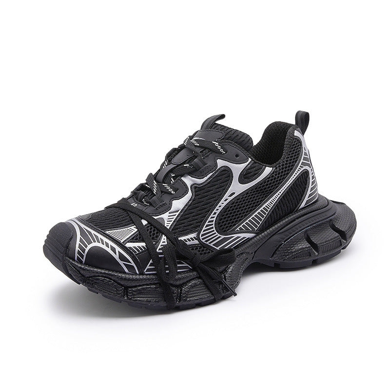 Women's & Men's Paris Retro Daddy Clunky Couple Ninth Generation Sneakers