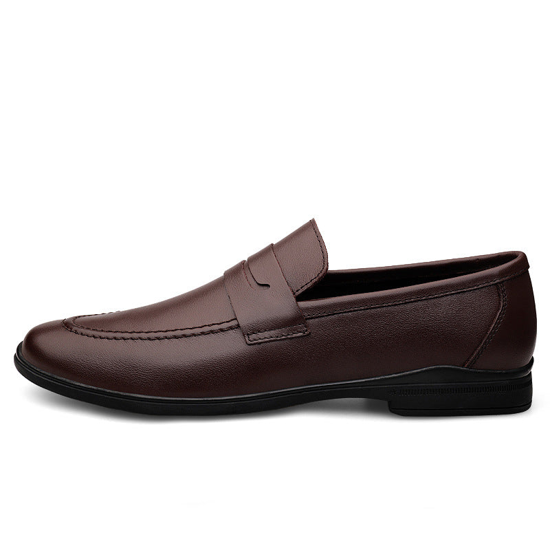 Men's Layer Plus Size Breathable Business Formal Leather Shoes