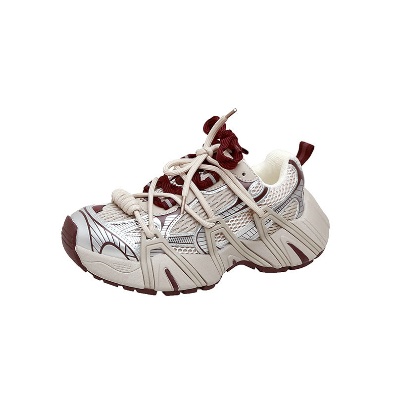 Women's Grape Mom Paris Platform Heightened Daddy Sneakers