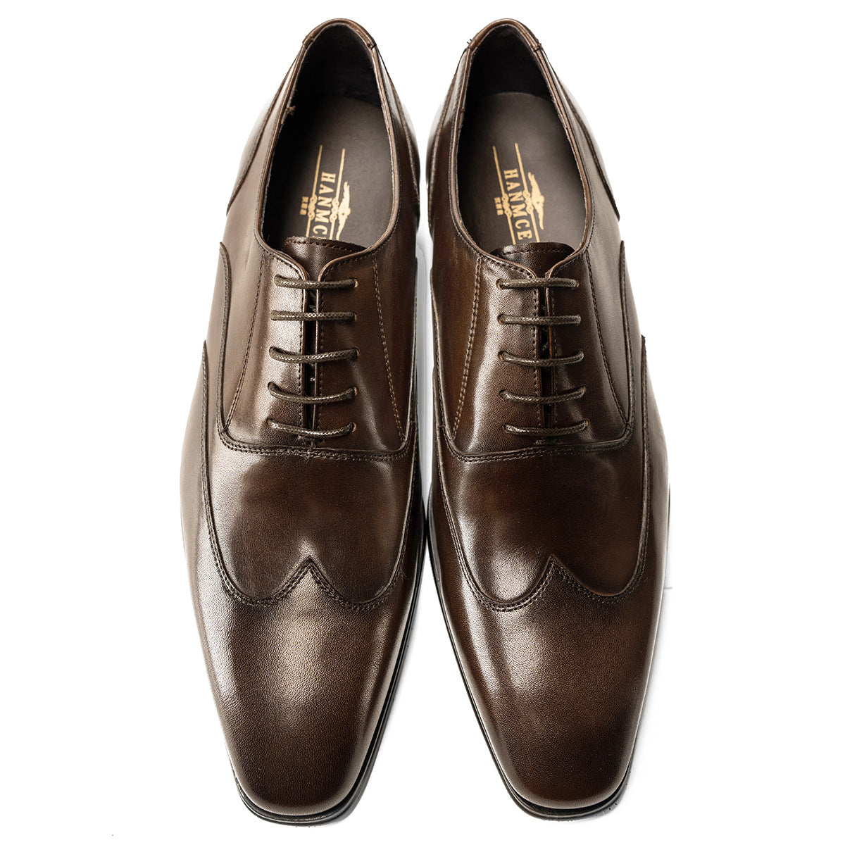 Men's Oxford Business Formal Square Toe Korean Leather Shoes