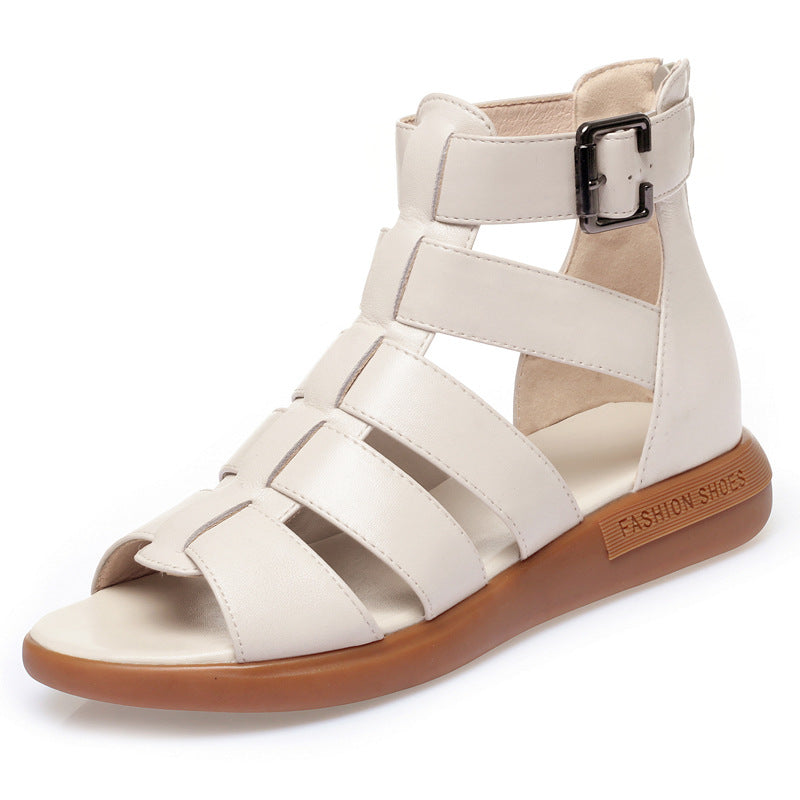 Women's Genuine Mesh Flat Low Plus Size Sandals