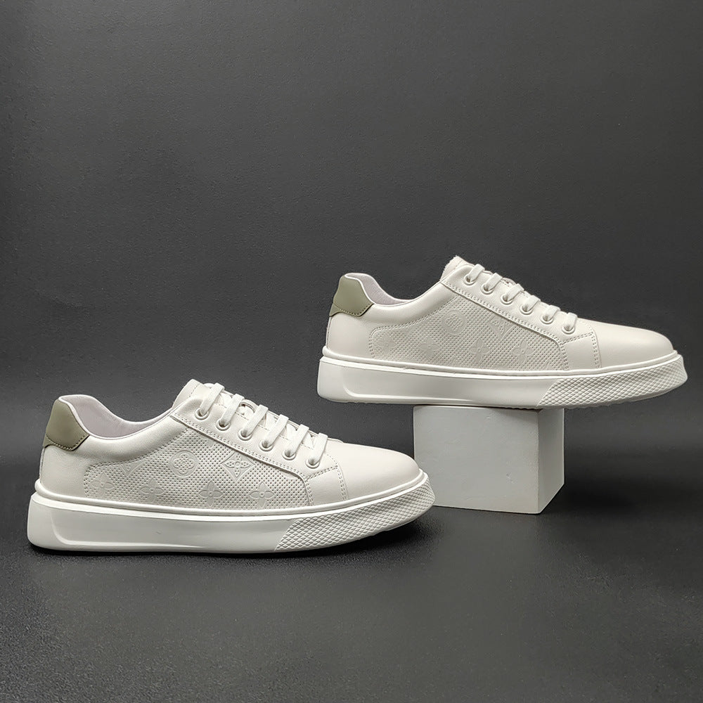 Men's New Trendy White Light Luxury Sneakers