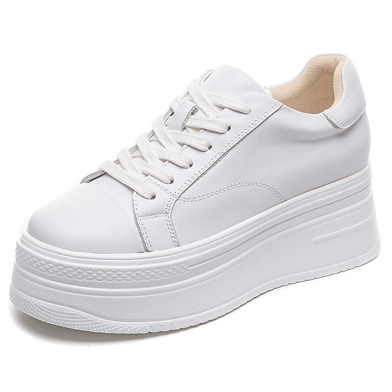 Women's & Men's Genuine Elevator White Sports Fashion Board Casual Shoes