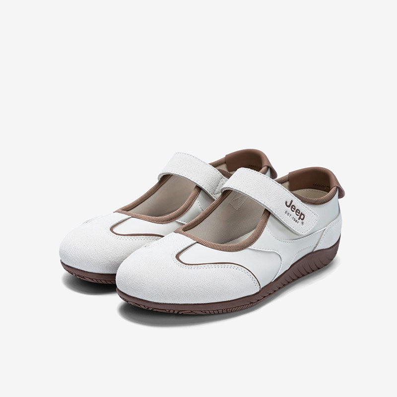 Women's Soft Bottom Comfortable Flat Sports Mary Jane Ballet Style Leisure Women's Fashion Shoes