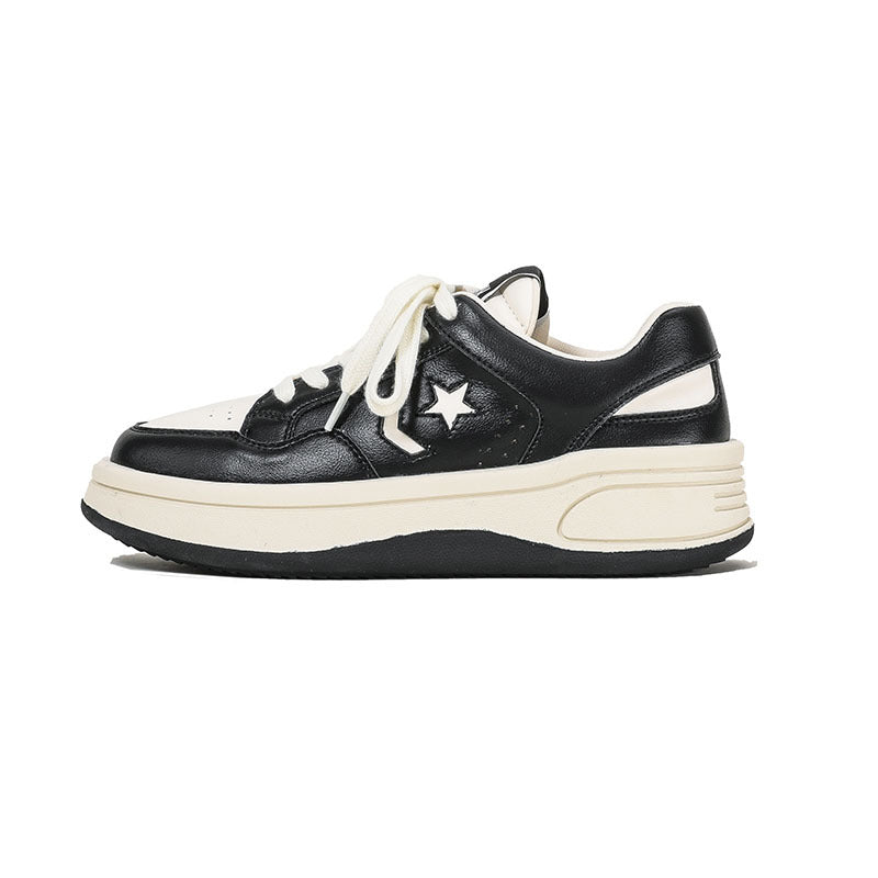 Women's Platform White Spring Korean Sports Leisure Height Increasing Insole Women's Casual Shoes