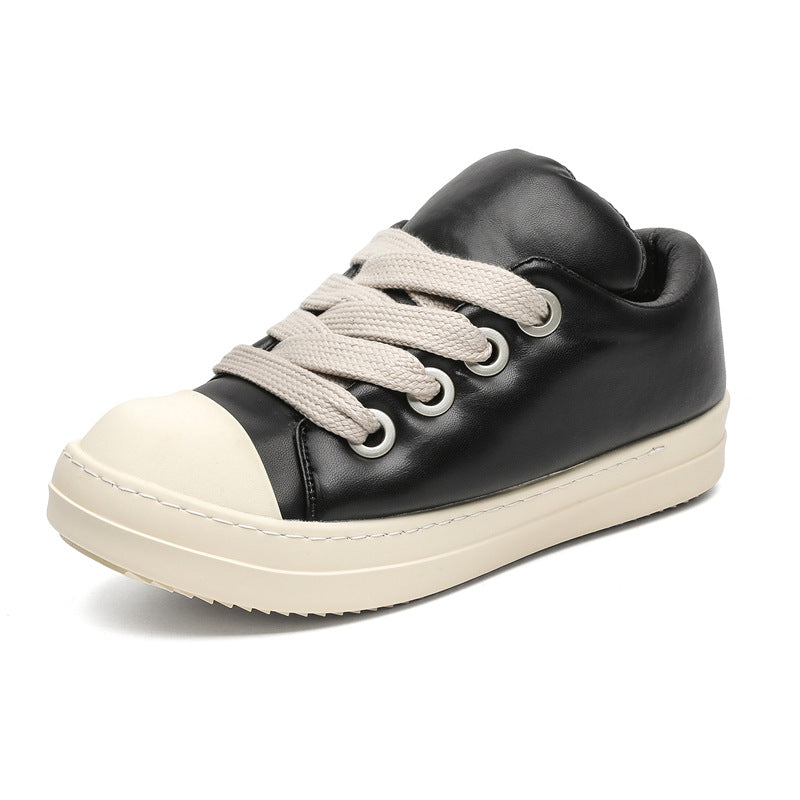 Men's Toe Slip-on Pang Ding Trendy Bread Sneakers