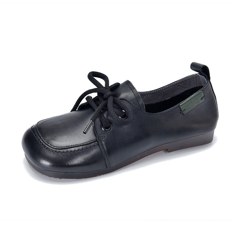 Women's Pumps Flat Soft Autumn Retro Round Head Women's Casual Shoes