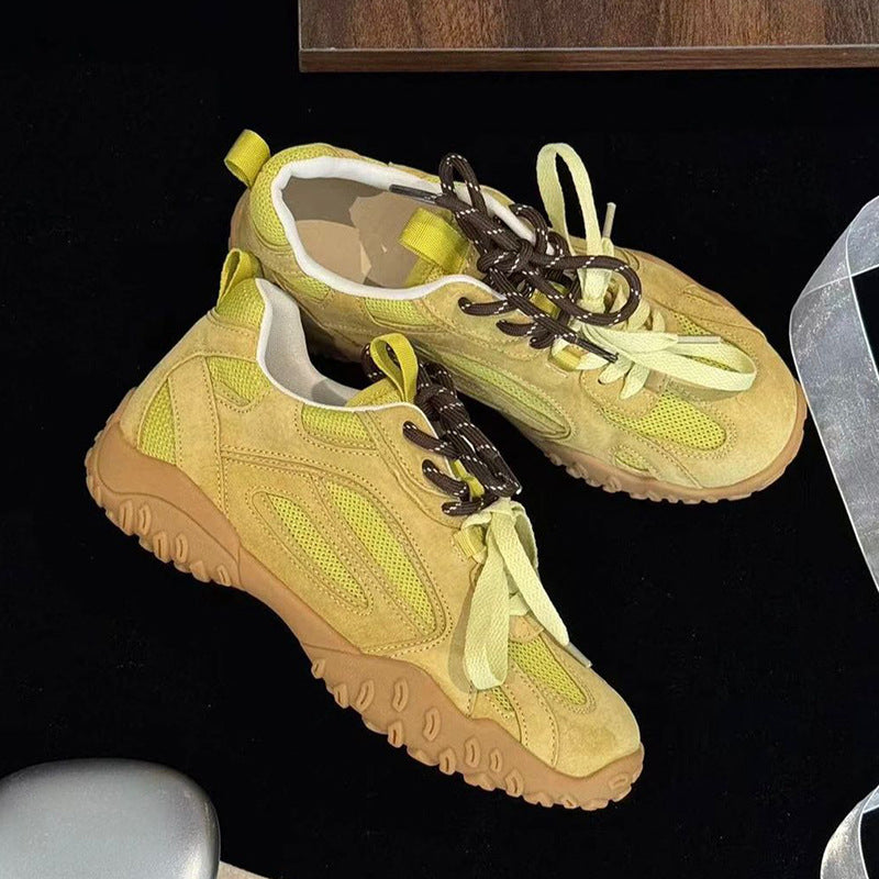 Women's Summer Mesh Breathable Thick Bottom Height Increasing Insole Casual Shoes