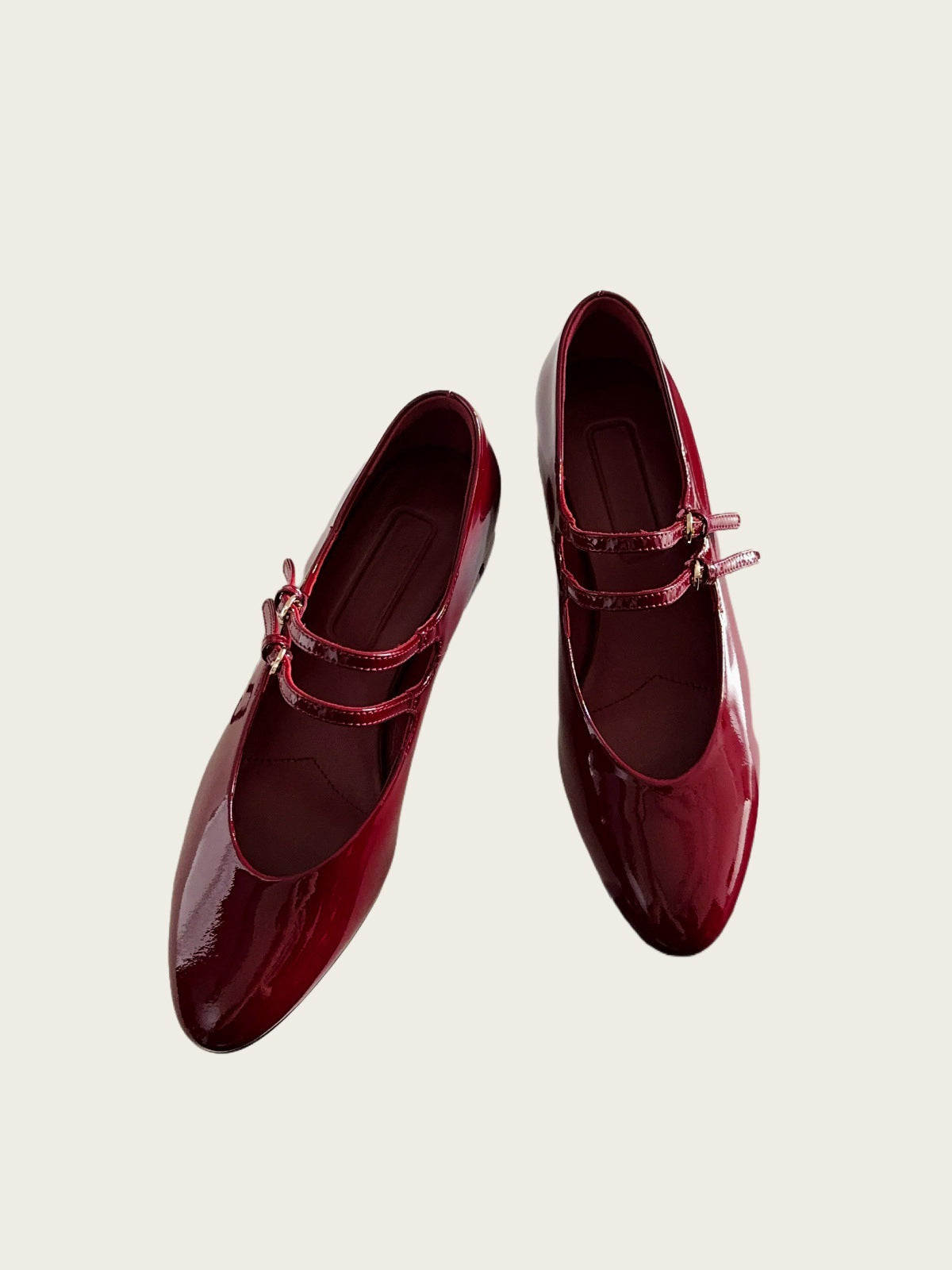 Women's Genuine Retro Mary Jane Flat Low-cut Buckle Loafers