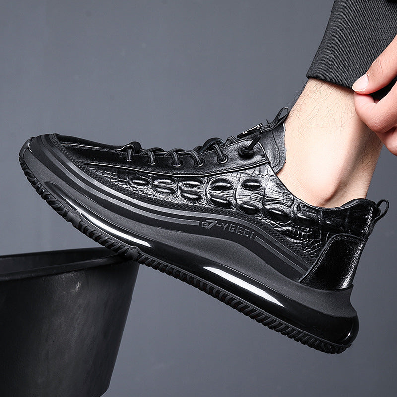 Men's Pattern Fashionable Sports Breathable Popcorn Soft Sneakers