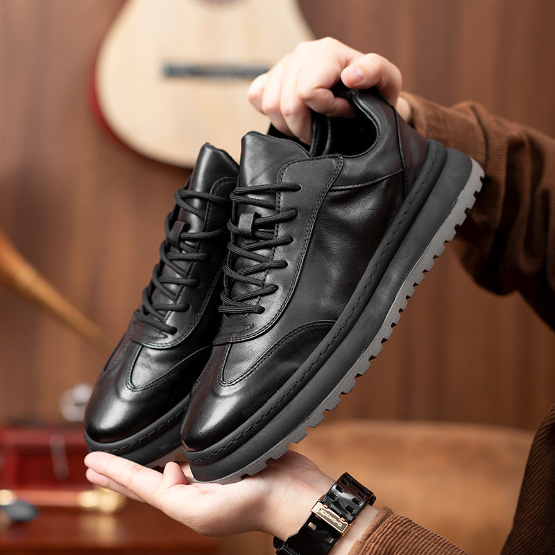 Men's Korean Style Trendy Easy Wear Veet Sneakers
