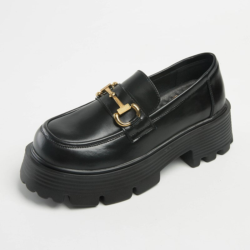 Women's Foot Power Muffin Platform Autumn British Style Loafers