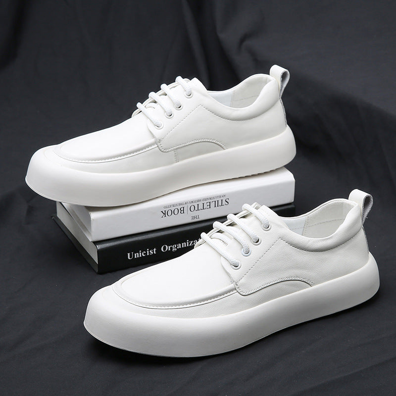 Men's Business Soft Bottom Breathable Round Head Leather Shoes