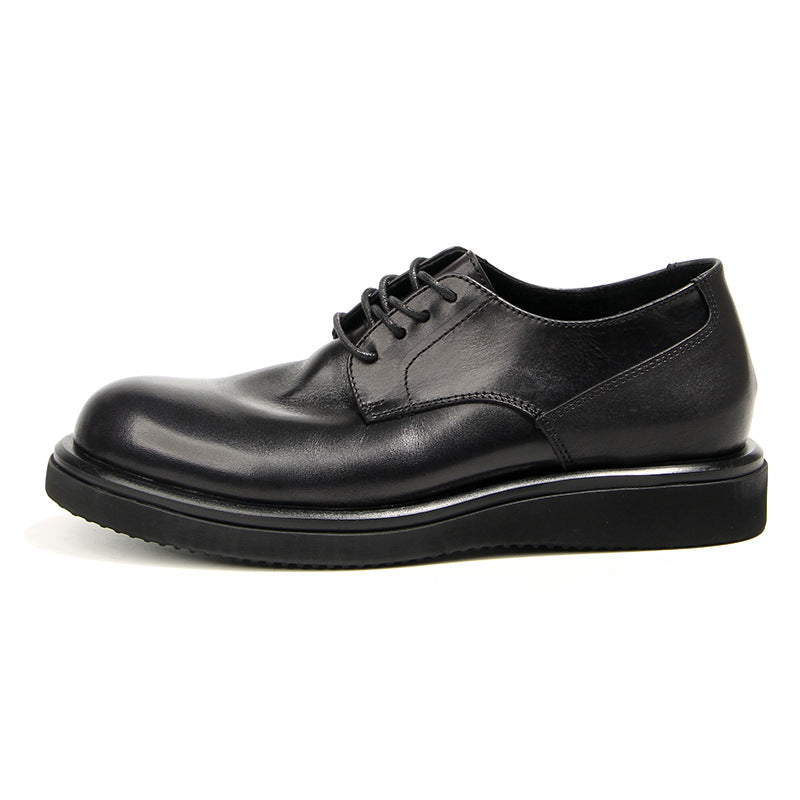Men's British Top Layer Cowhide Handmade Retro Leather Shoes