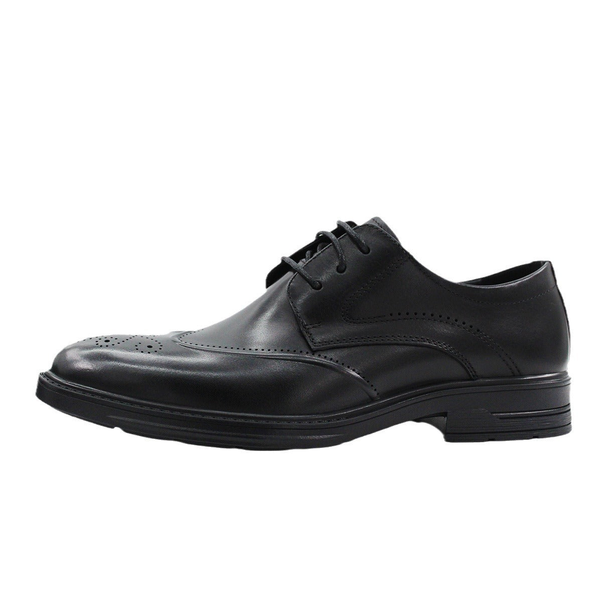 Men's Genuine Business Brogue Breathable Soft Bottom Wild Leather Shoes