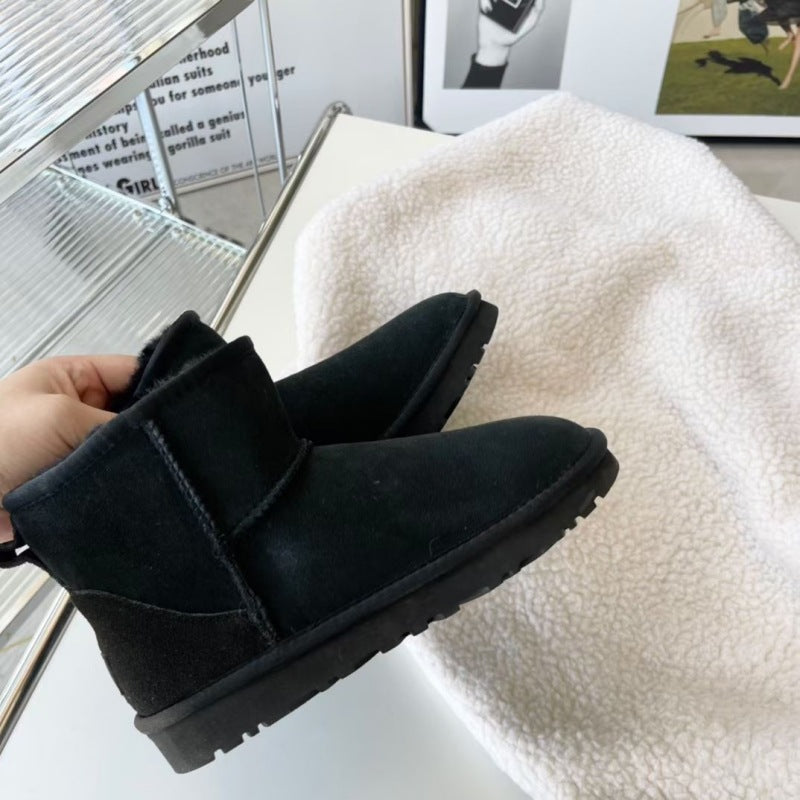 Women's Extra Thick Plus Veet Warm Low Top Snow Boots