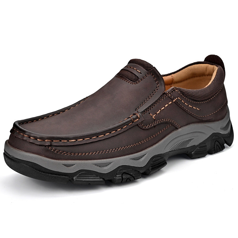 Men's Plus Size Platform Outdoor Hiking Casual Shoes