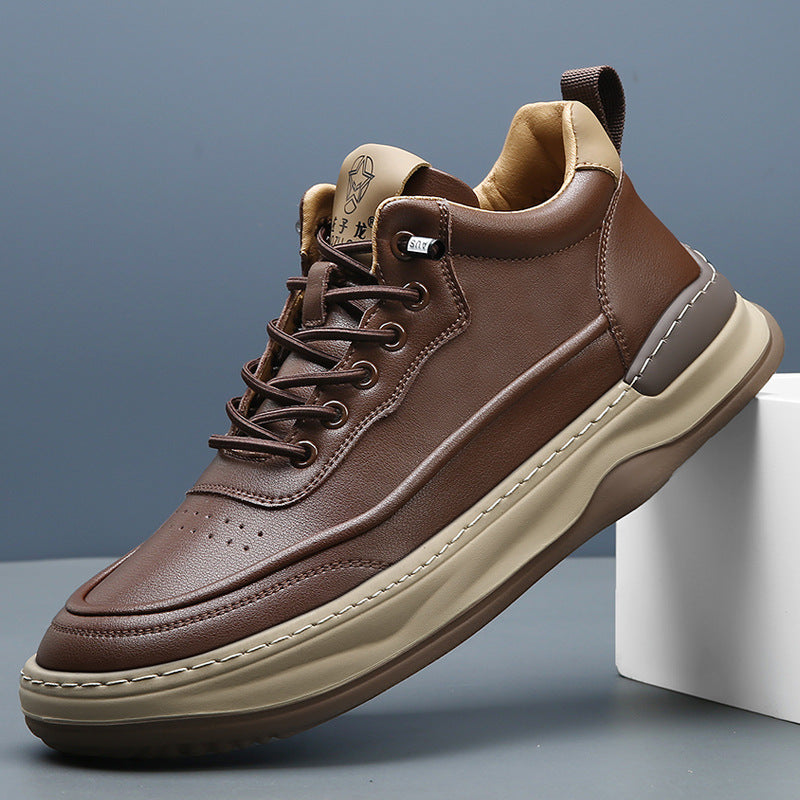 Men's With Veet Insulated Trendy Versatile Wide Sneakers