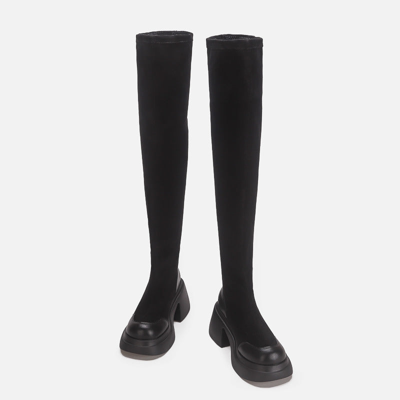 Women's Winter Thick Bottom Elevator Ankle Over The Boots