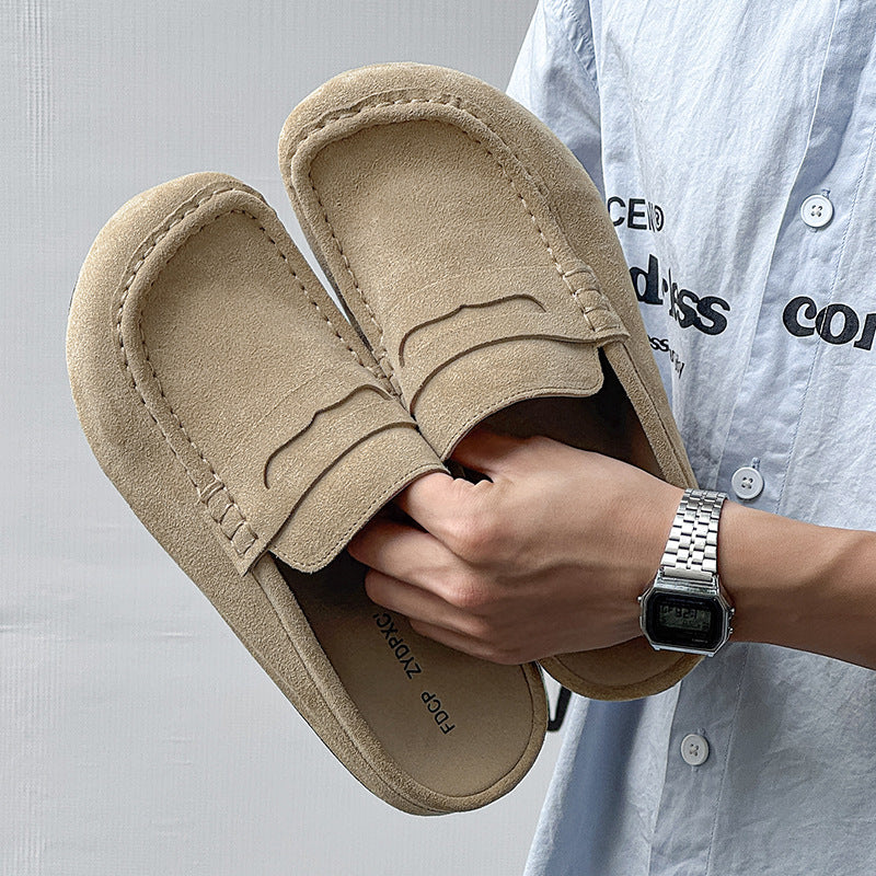 Retro Easy Matching American Mules Lazy Sandals