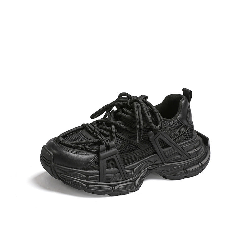 Warm Platform Dad Female Mesh Breathable Sneakers