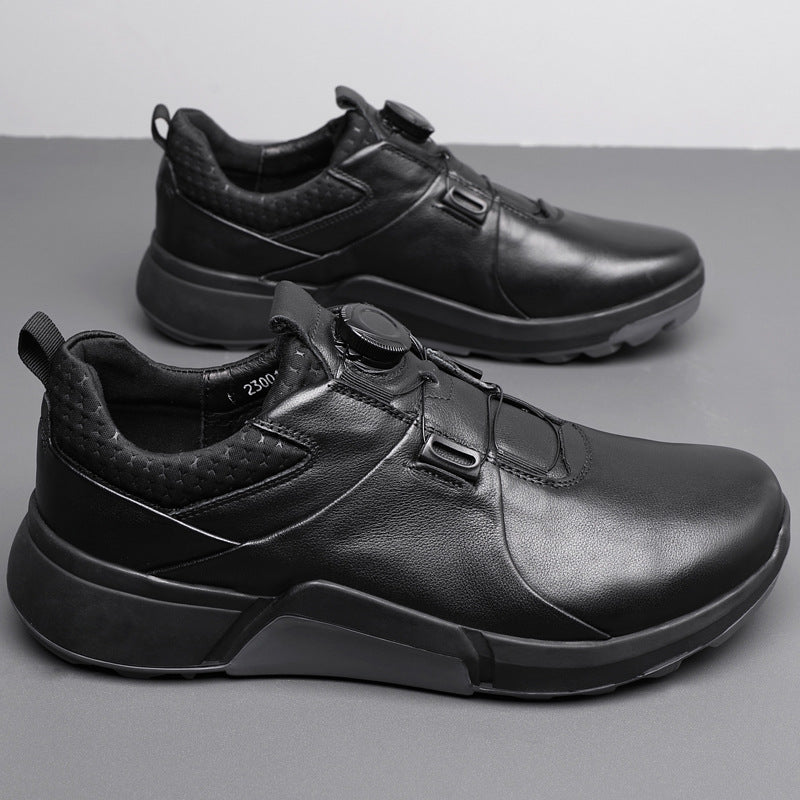 Men's Breathable Automatic Shoelace Buckle Sports Autumn Sneakers