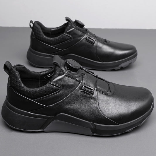 Men's Breathable Automatic Shoelace Buckle Sports Autumn Sneakers