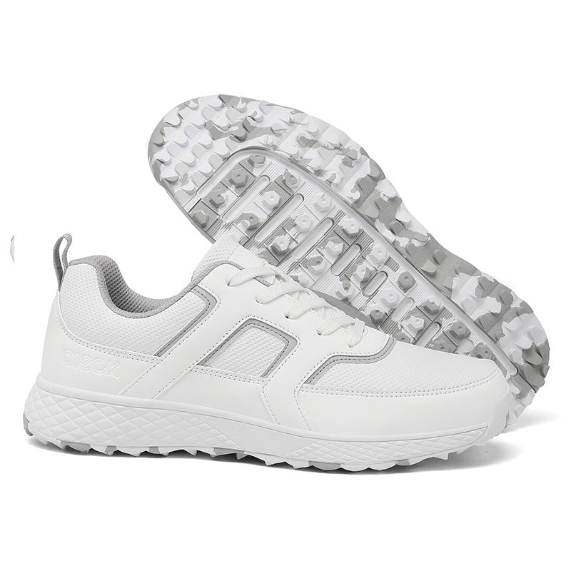 Women's & Men's Golf Couple Comfortable Waterproof Automatic Knob Sneakers