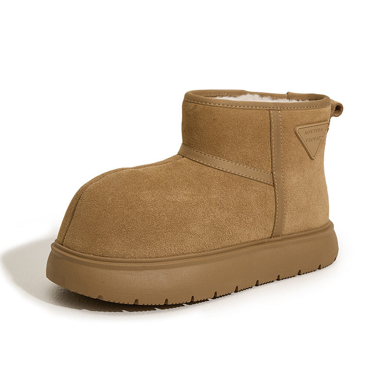 Women's Length Thermal Slip-on Veet Thickened Cotton Snow Boots