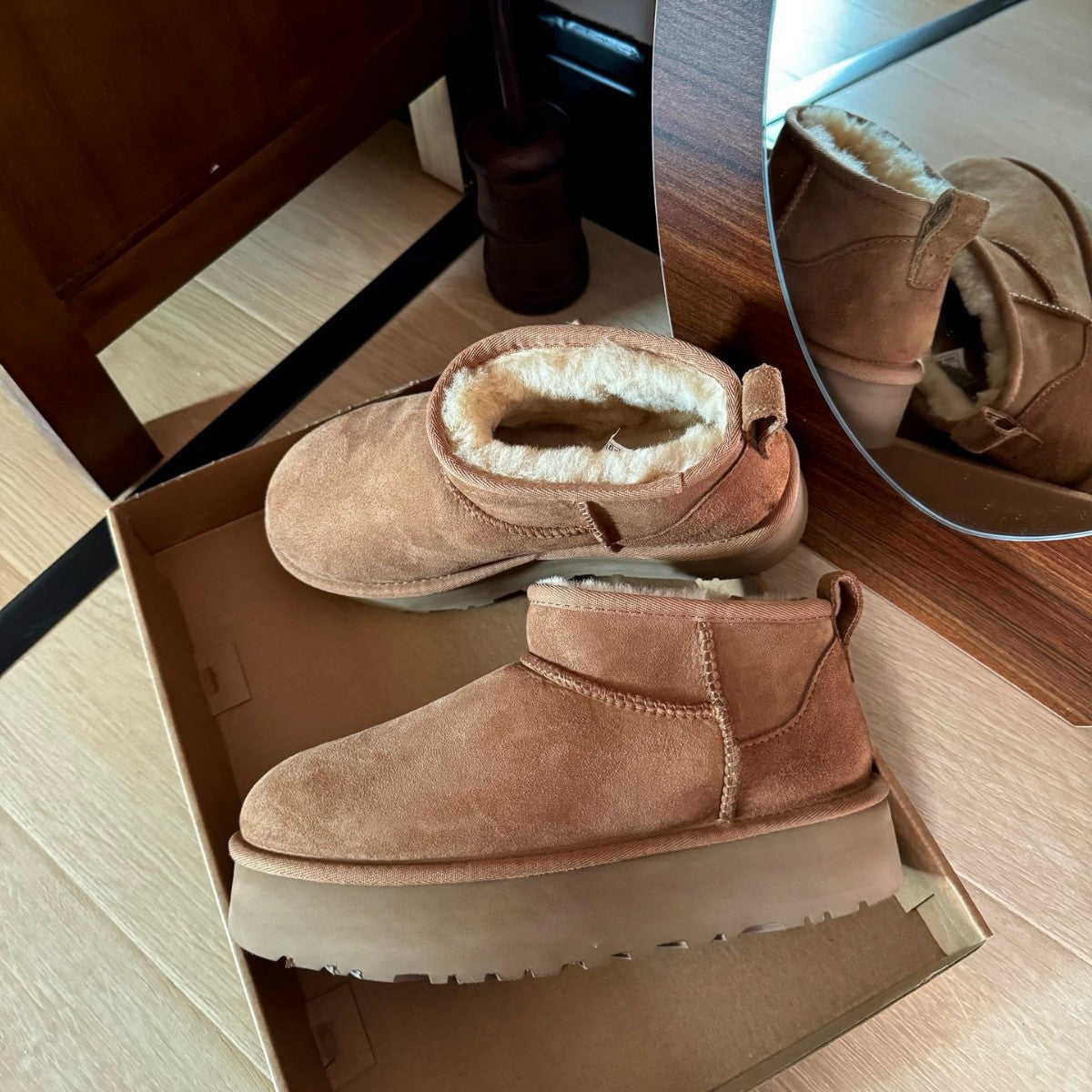 Women's Winter Platform Fleece-lined Thickening Plus Size Snow Boots
