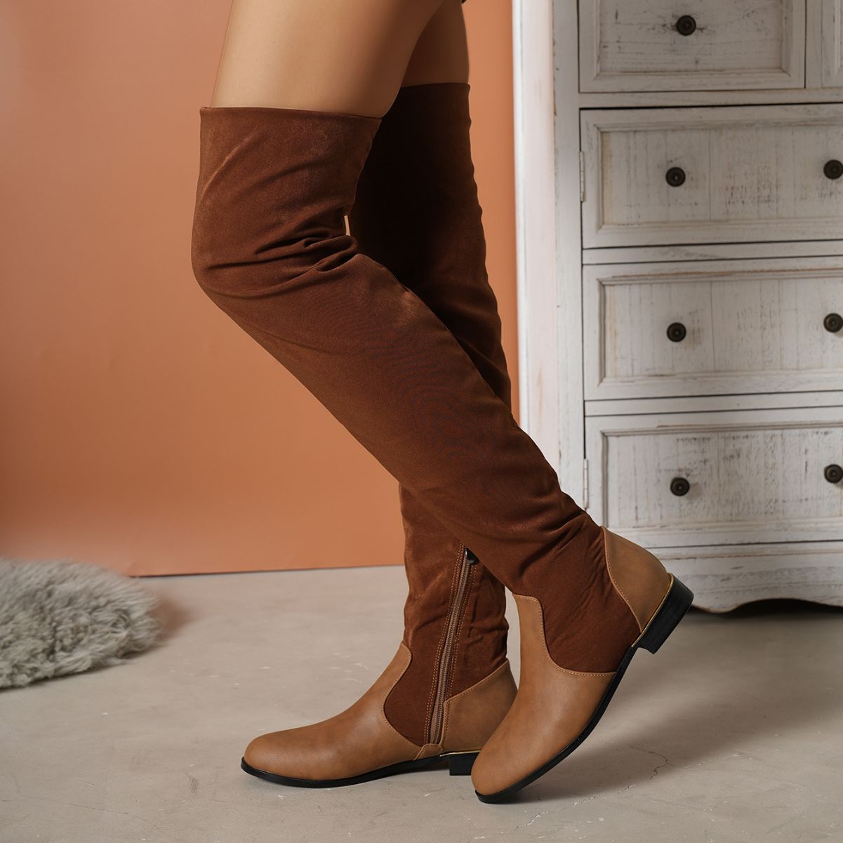 Women's Over The Knee Plus Size Long Boots