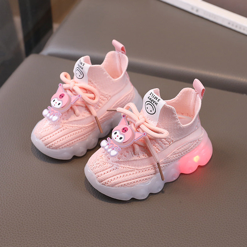 Soft Bottom Autumn Breathable Mesh Toddler Kid's Shoes