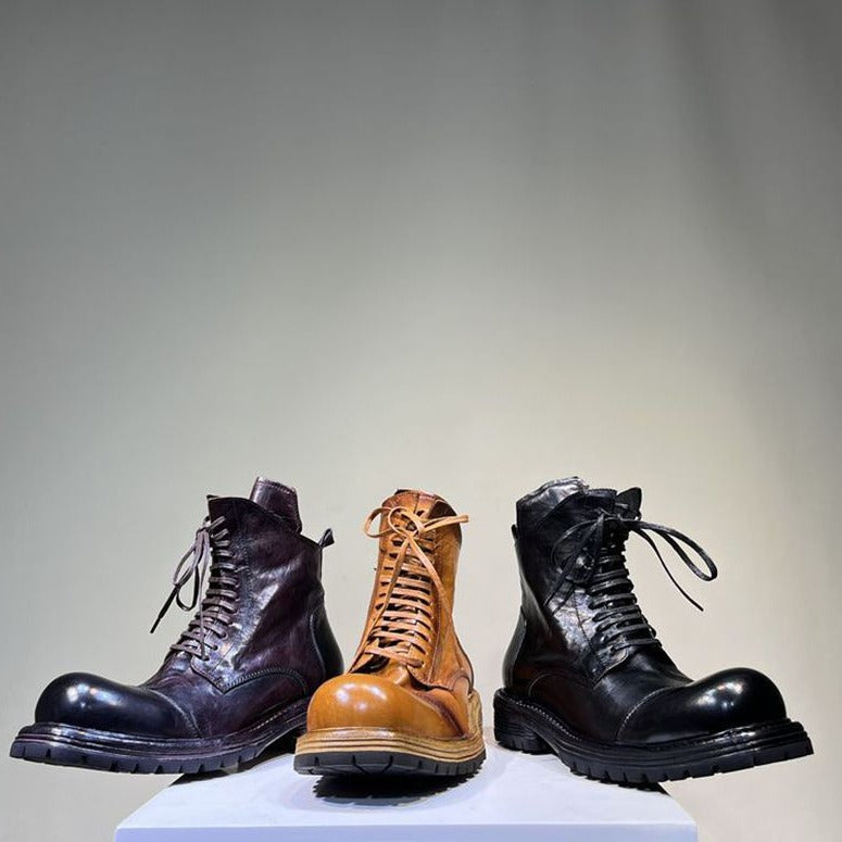 Men's Martin Height Increasing Leisure Washing Water Boots