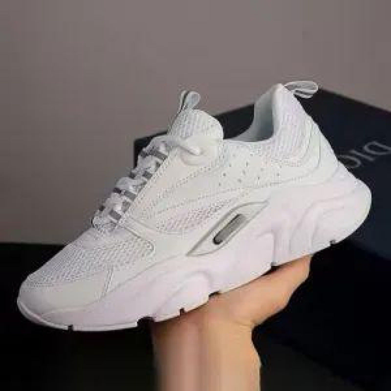 Running Thick Bottom Luminous Dad Fashionable Breathable Men's Casual Shoes