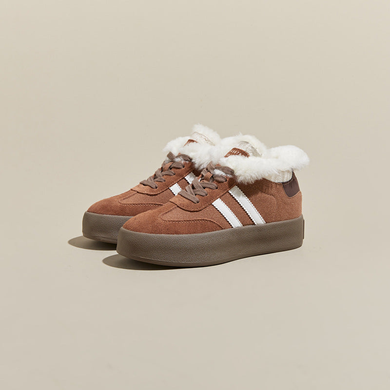 Women's For Winter Round Head Thick Bottom Snow Boots