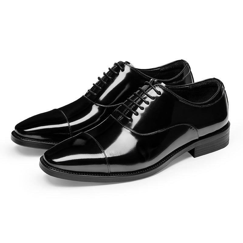 Men's Within Hours Business Formal Wear Bright Leather Shoes