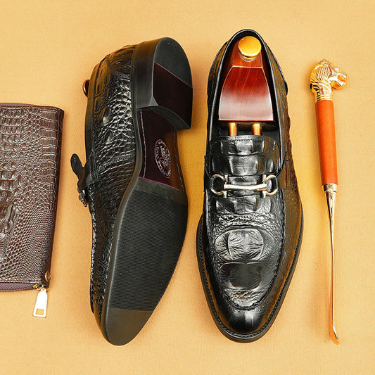 Men's Cool Durable Plus Size Business Leather Shoes