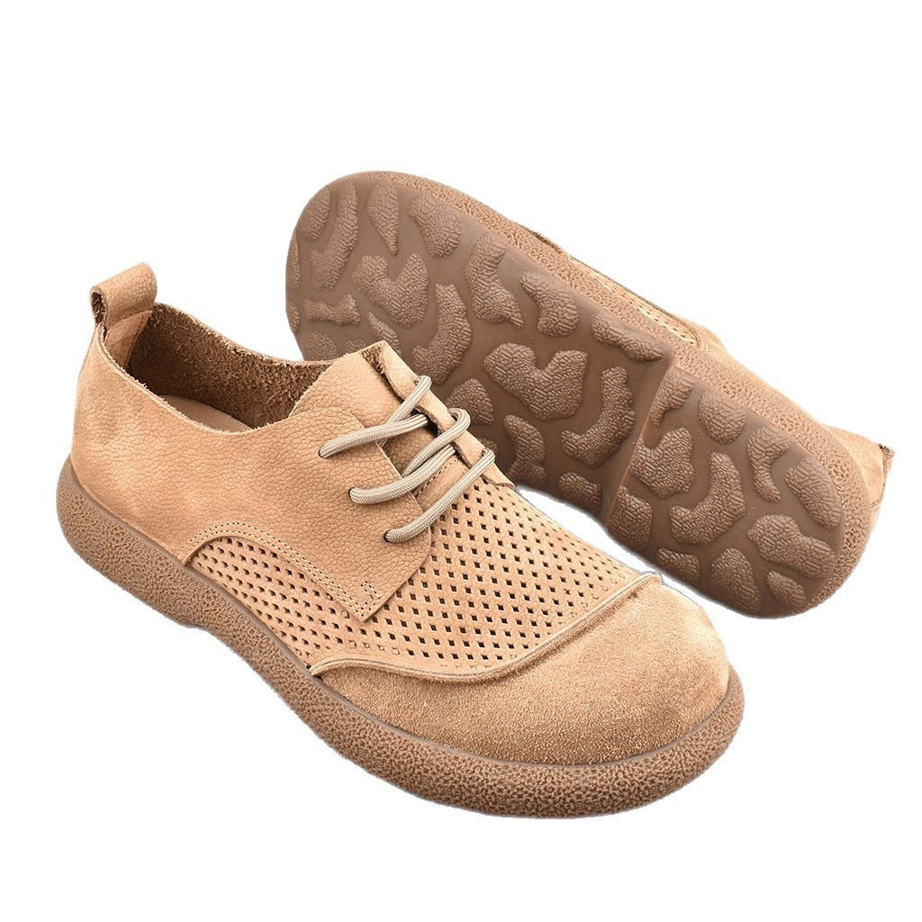 Men's Top Layer Cowhide Leisure All-inclusive Versatile Men's Shoes