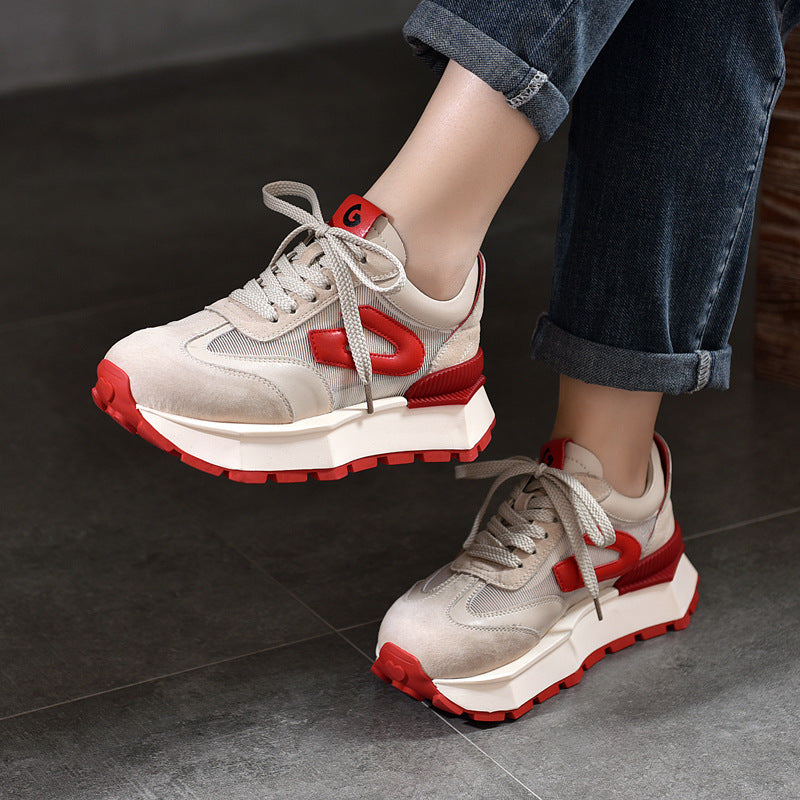 Price Breathable Sports Platform Dad Genuine Versatile Casual Shoes