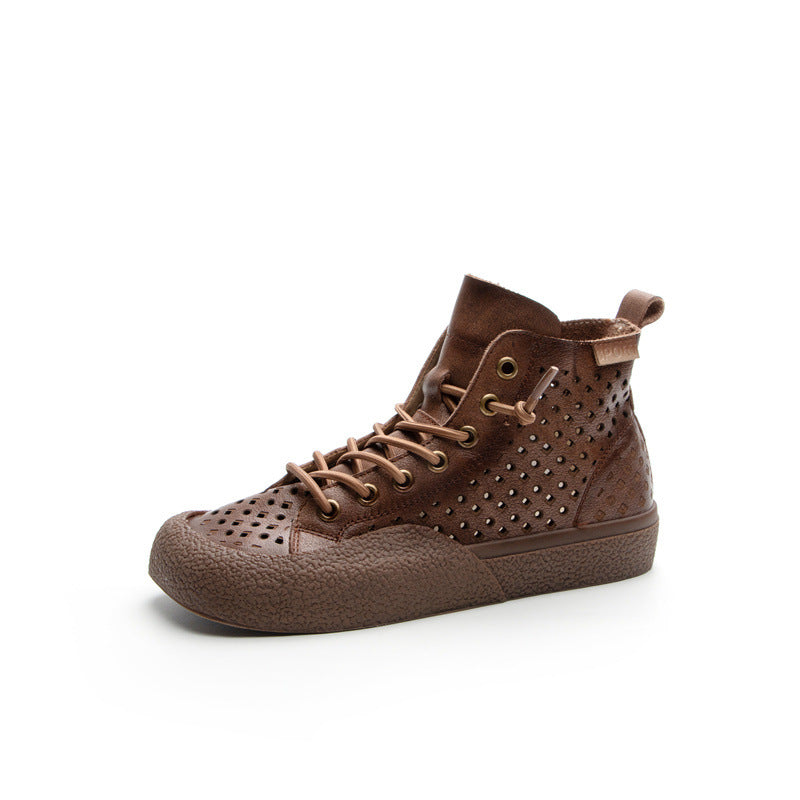 Women's Square Toe Flat Bottom Retro Easy Women's Shoes