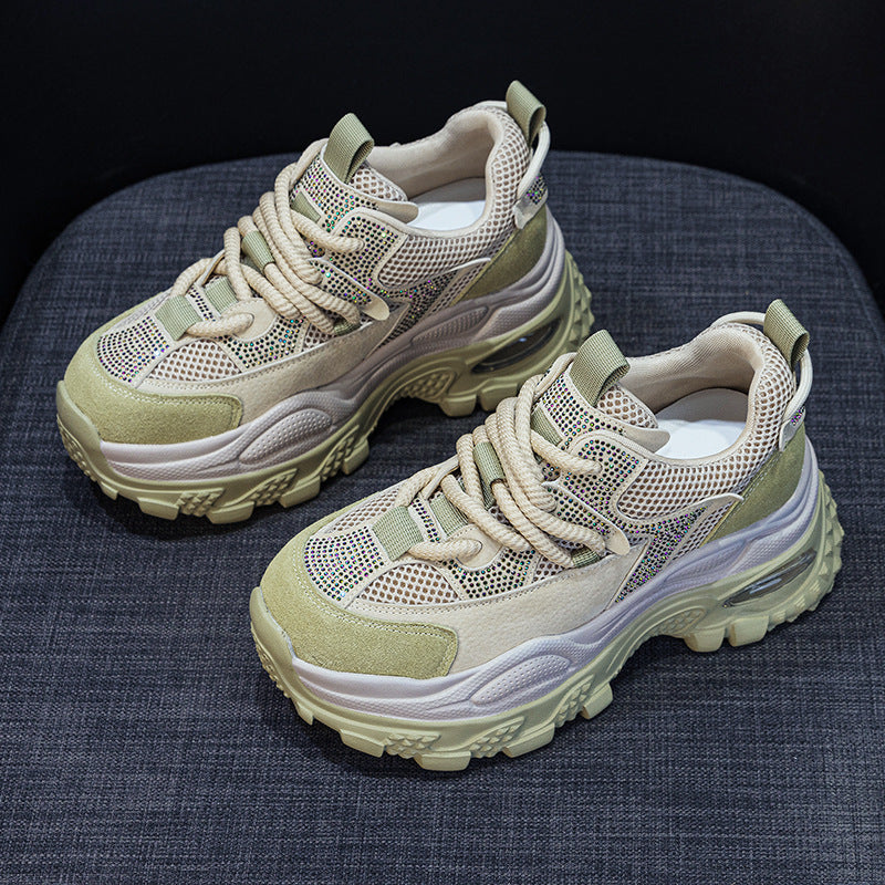 Women's Platform Retro Daddy Autumn Height Increasing Fashion Sports Hot Casual Shoes