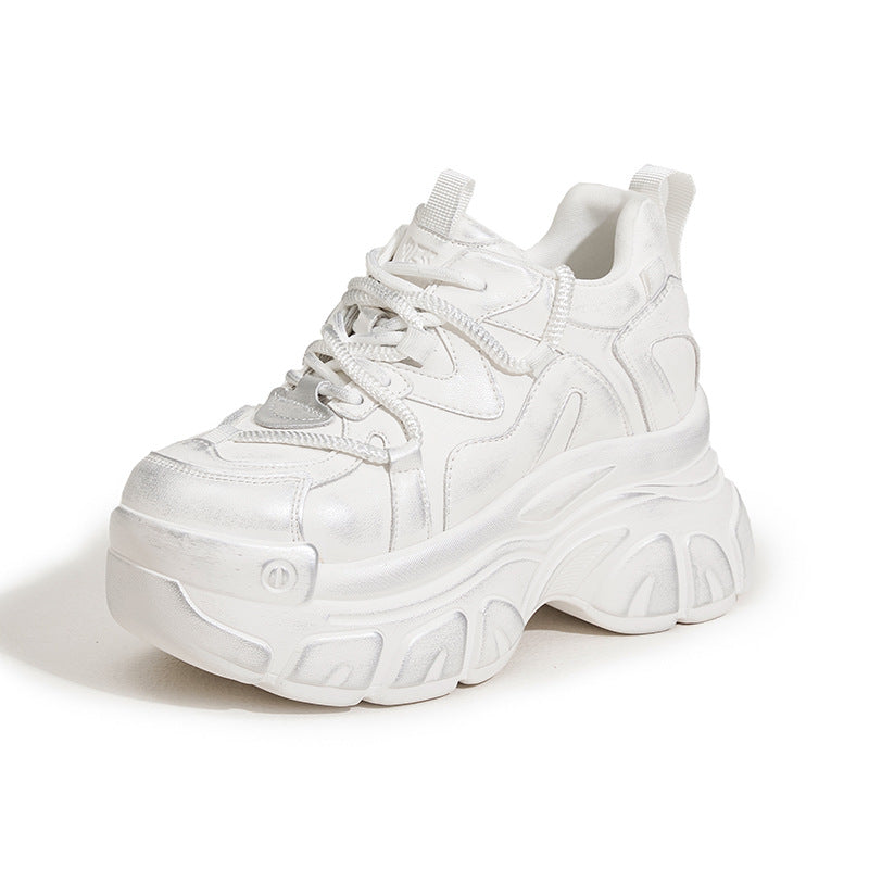 Women's Dad Autumn Versatile Retro Distressed Dirty Trendy Small Sneakers