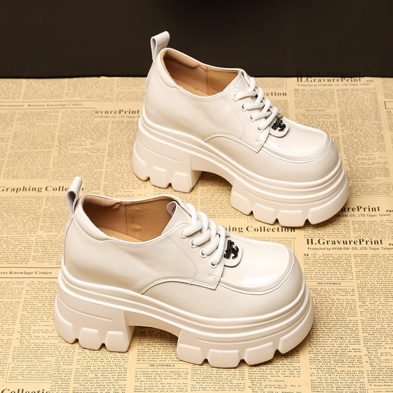 Women's Small Thick Bottom Height Increasing Insole Loafers