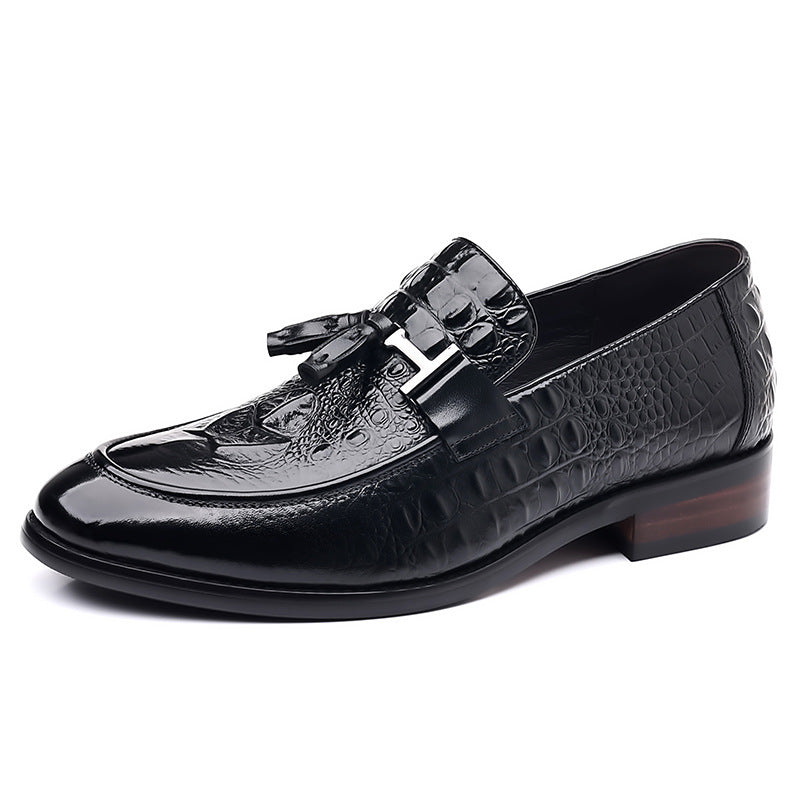 Men's First Layer Cowhide Genuine Business High-grade British Leather Shoes