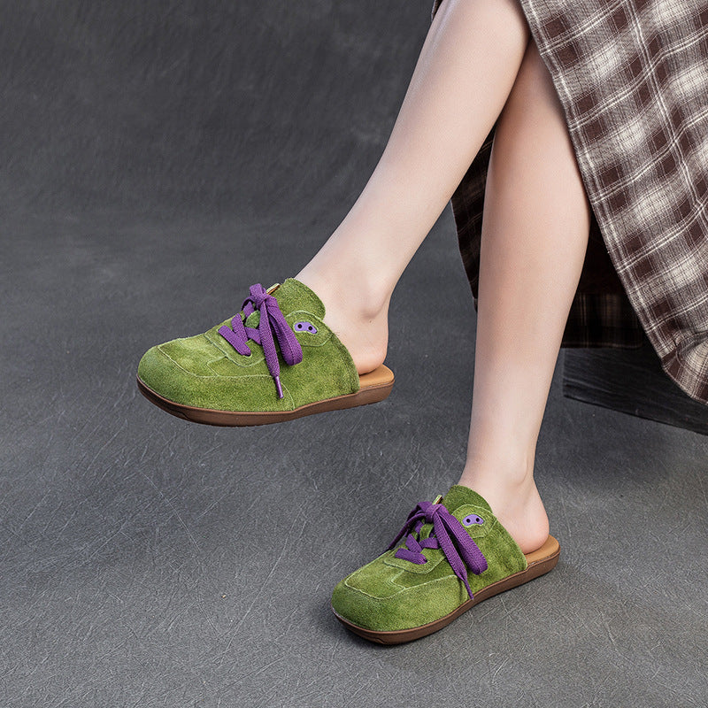 Women's & Men's Retro Flat Bottom Closed Toe Outdoor Sandals