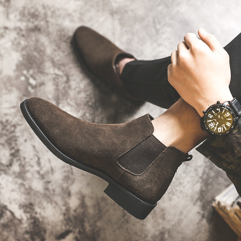 Men's Chelsea Winter With Veet Martin Korean Boots